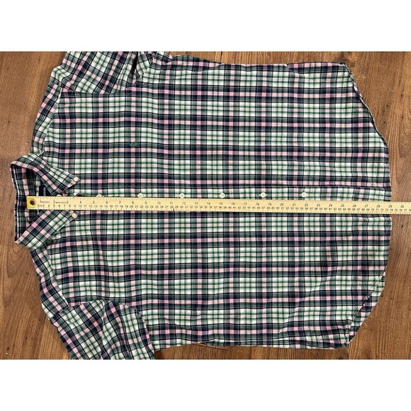 Ralph Lauren Button Down Shirt Mens Large Classic Fit Plaid Multicolor Blue Pink - Picture 7 of 11